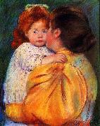 Mary Cassatt Maternal Kiss Germany oil painting artist